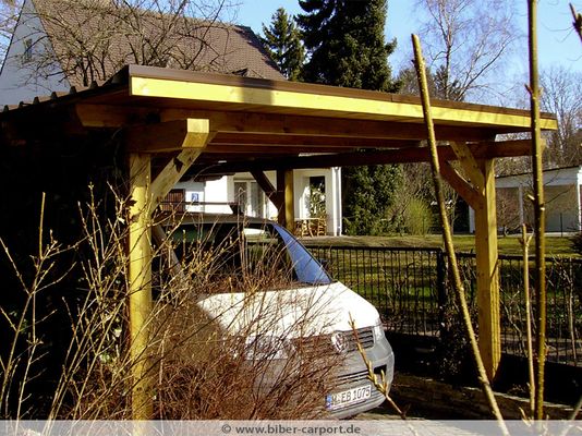 Ein Carport als beliebte Lsung