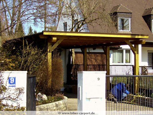 Ein Doppelcarport zur individuellen Nutzung